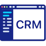 Website Domain Manager integrated CRM graphic